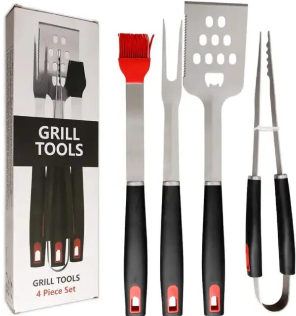 Grill Tools - 4 Piece Braai Set
