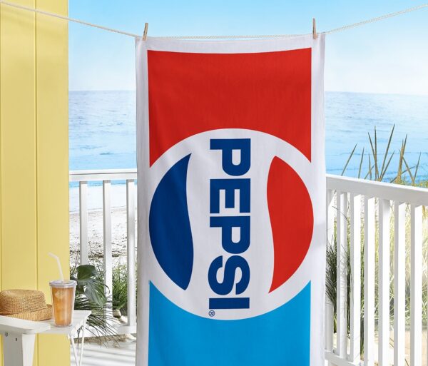 Pepsi® Retro Logo Beach Towel