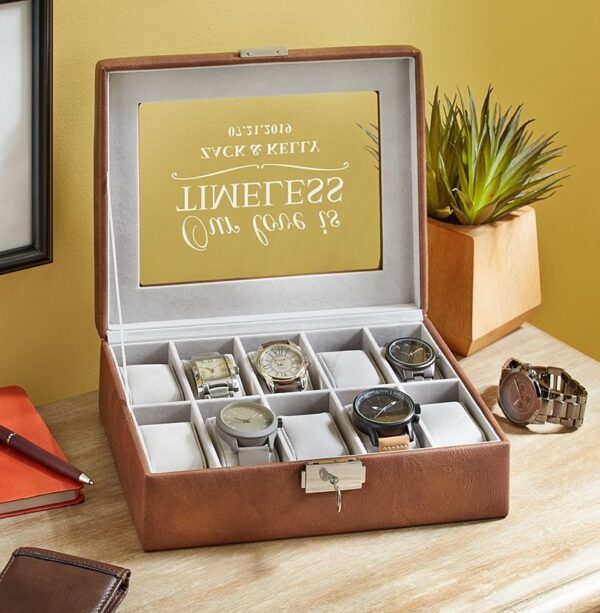 Timeless Love Personalized Watch Box